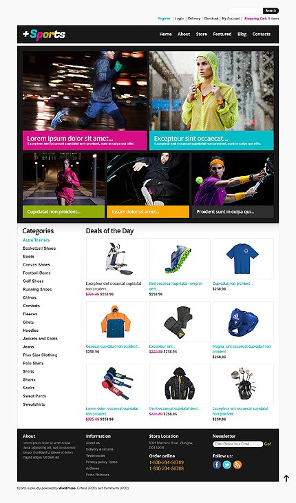 Sport Life Jigoshop Themes  TMT