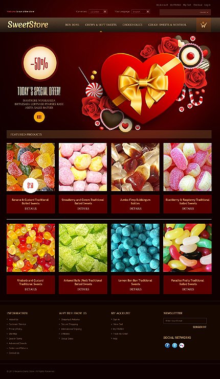 Sweets Store TMT