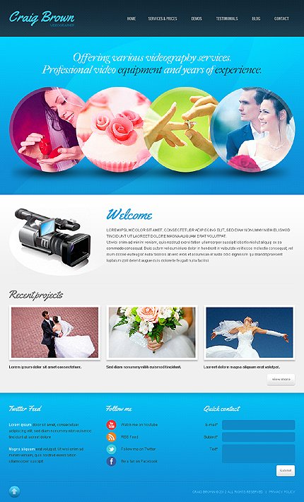 Videographer and Photographer Portfolio TMT