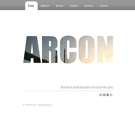 White Architecture Joomla Theme by Delta TMT