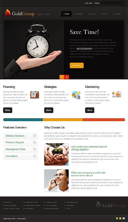 White & Black Business Joomla Theme by Astra TMT