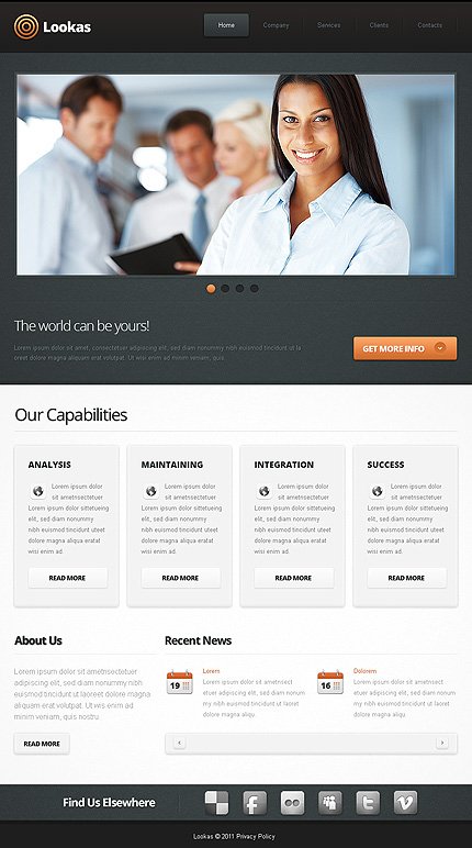 White & Black Business Joomla Theme by Astra TMT