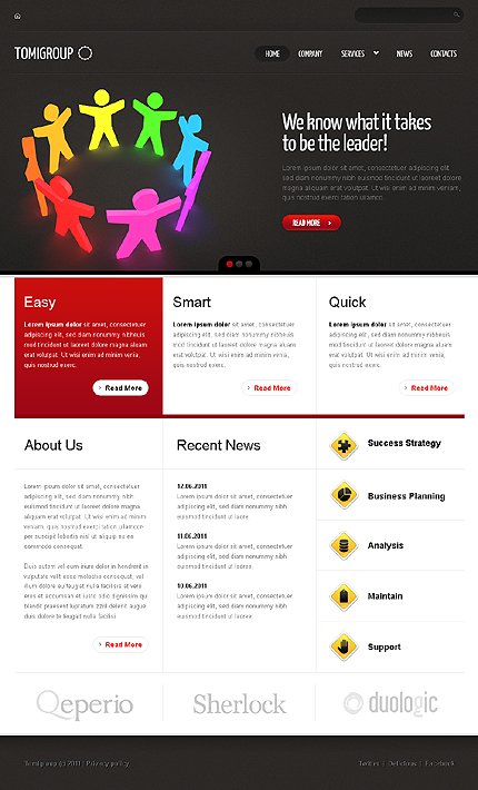 White & Black Consulting Joomla Template by Astra TMT