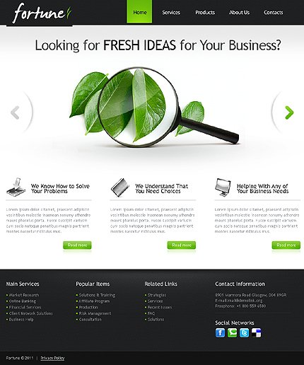 White & Black Business Joomla Theme by Svelte TMT