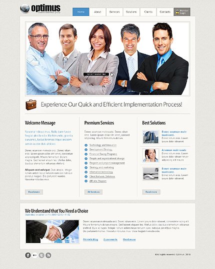 White Business Drupal Template by Svelte TMT