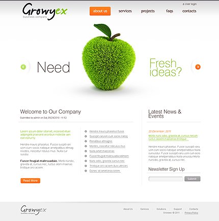 White Business Joomla Theme by Svelte TMT