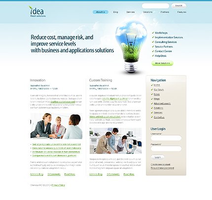 White Consulting Drupal Theme by Matrix TMT