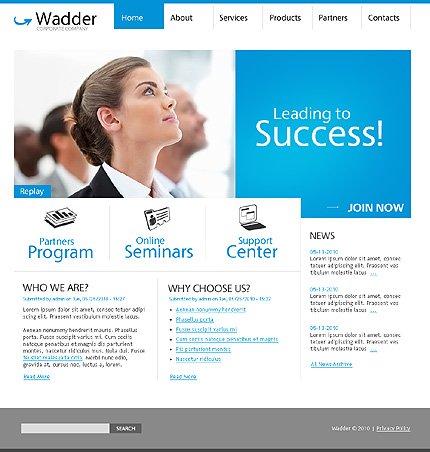 White Consulting Drupal Theme by Hugo TMT