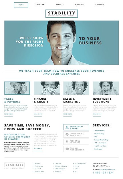 White Consulting Joomla Template by Glenn TMT