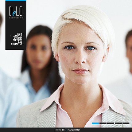 White Consulting Joomla Template by Delta TMT