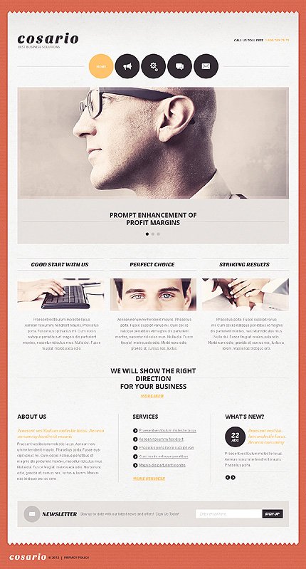 White Financial Advisor Joomla Template by Elza TMT