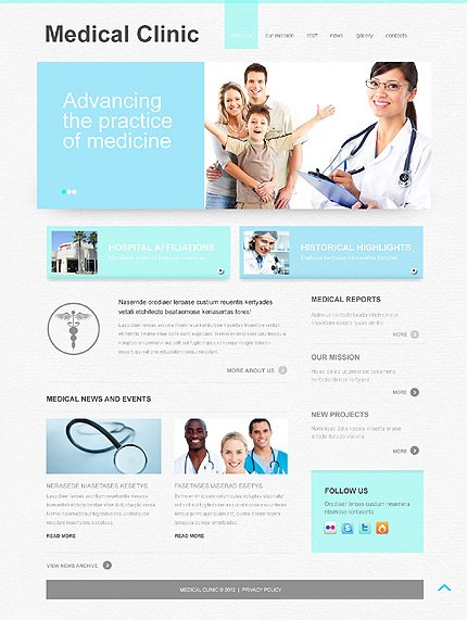 White Medical Joomla Theme by Irene TMT