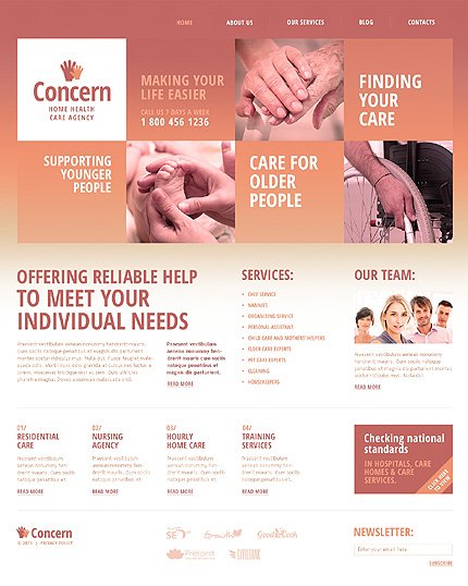 White Medical Joomla Theme by Glenn TMT