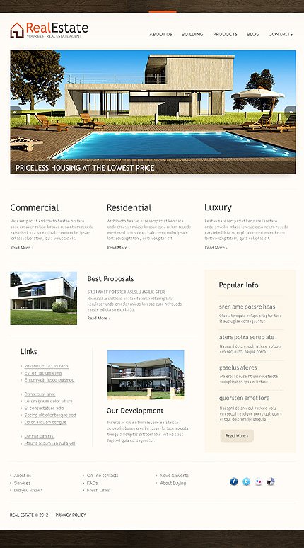 White Real Estate Agency Joomla Template by Alexa TMT