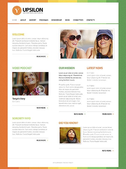 White University Joomla Template by Hugo TMT