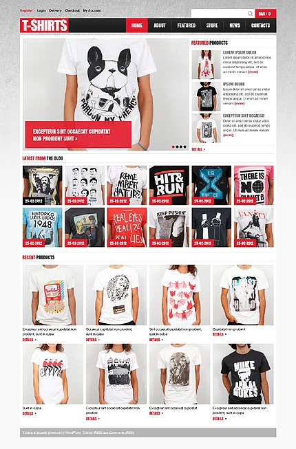 Wild T-Shirts Jigoshop Themes  TMT