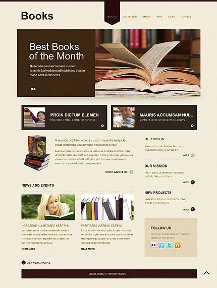 Yellow Book Reviews Joomla Template by Irene TMT