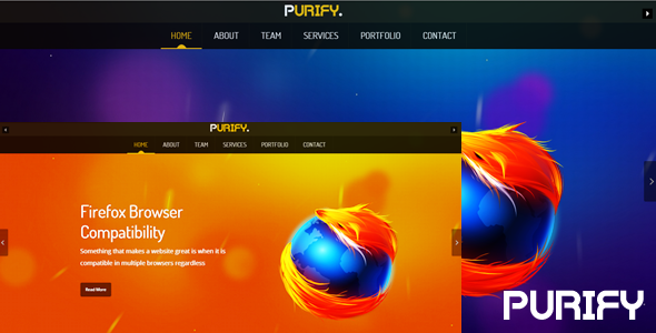 purify - One Page Responsive Template