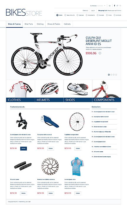 Bikes & Parts Zen Cart  TMT