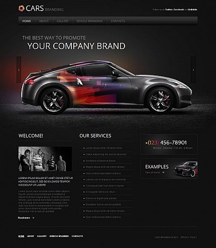 Black Moto CMS HTML Template by Mercury Moto CMS HTML Templates  TMT