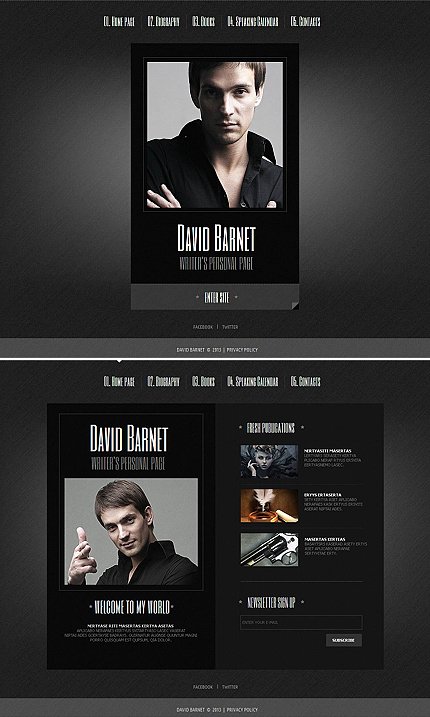 Black Moto CMS HTML Template by Delta Moto CMS HTML Templates  TMT