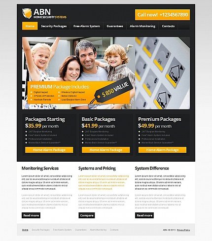White & Black Moto CMS HTML Template by Mercury Moto CMS HTML Templates  TMT