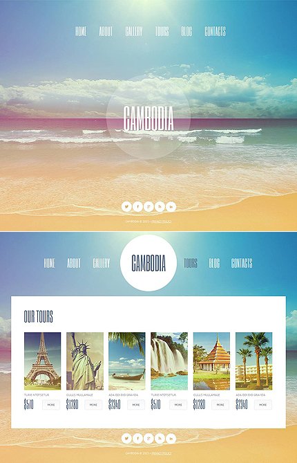White Moto CMS HTML Template by Cowboy Moto CMS HTML Templates  TMT