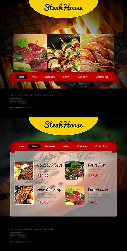 Black Moto CMS HTML Template by Nessy Moto CMS HTML Templates  TMT