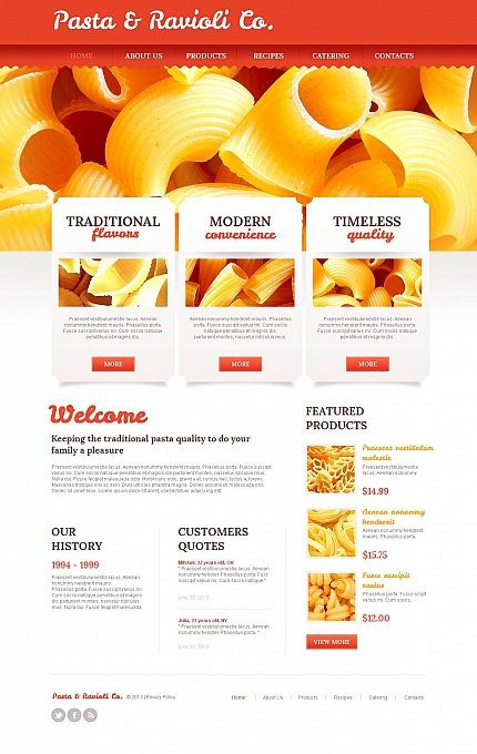 White Moto CMS HTML Template by Elza Moto CMS HTML Templates  TMT