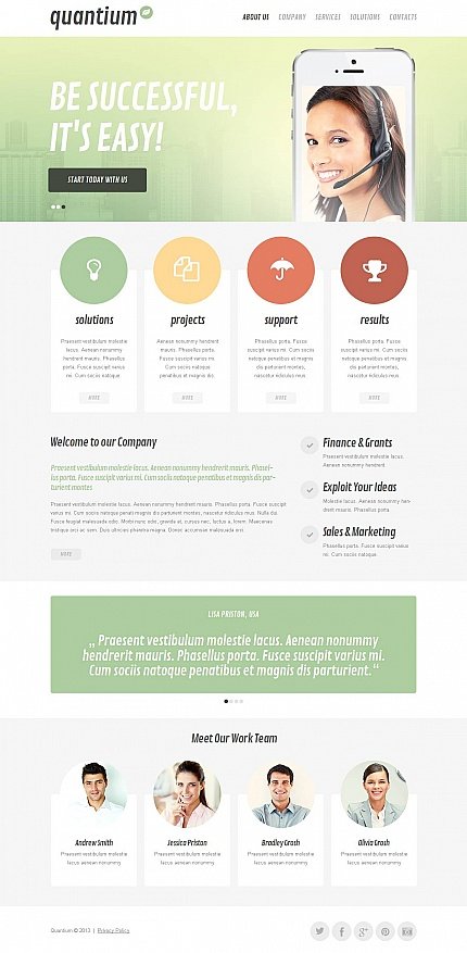 White Moto CMS HTML Template by Elza Moto CMS HTML Templates  TMT