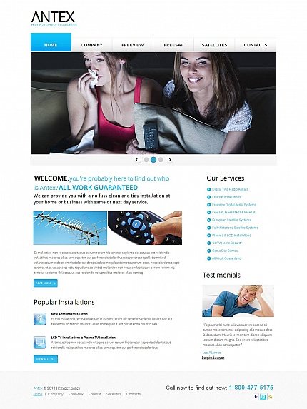 White Moto CMS HTML Template by Sawyer Moto CMS HTML Templates  TMT