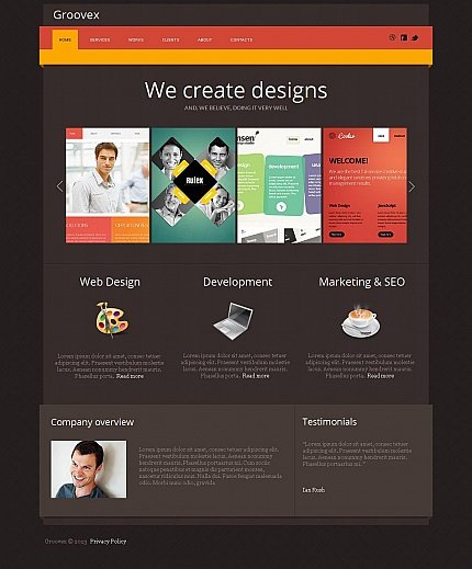 Black Moto CMS HTML Template by Hugo Moto CMS HTML Templates TMT