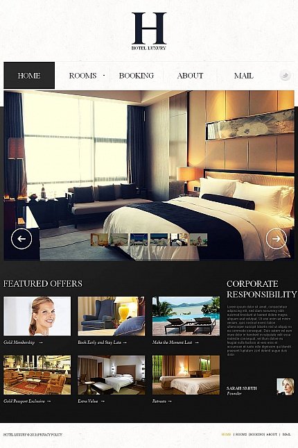 Black & White Moto CMS HTML Template by Astra ID2811 Moto CMS HTML Templates TMT
