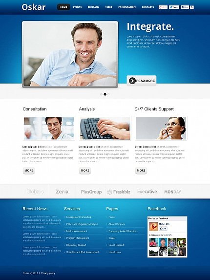 White Moto CMS HTML Template by Astra Moto CMS HTML Templates  TMT