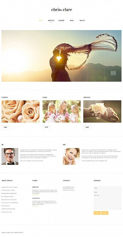 White Moto CMS HTML Template by Cowboy ID3217 Moto CMS HTML Templates TMT