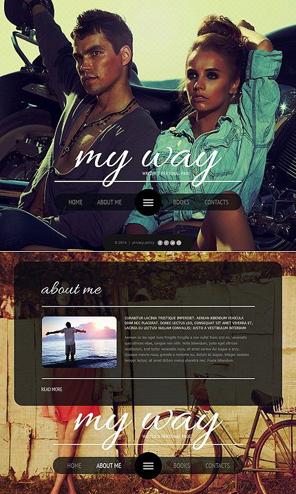 Black & Brown Moto CMS HTML Template by Delta Moto CMS HTML Templates TMT