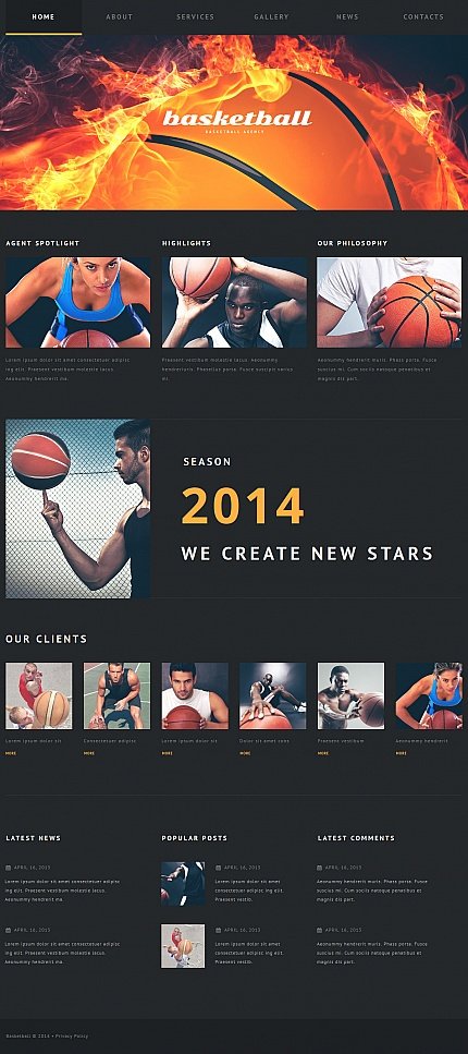 Black Moto CMS HTML Template by Cowboy Moto CMS HTML Templates TMT