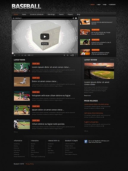 Black Moto CMS HTML Template by Mercury Moto CMS HTML Templates TMT
