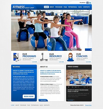White & Grey Moto CMS HTML Template by Mercury Moto CMS HTML Templates TMT