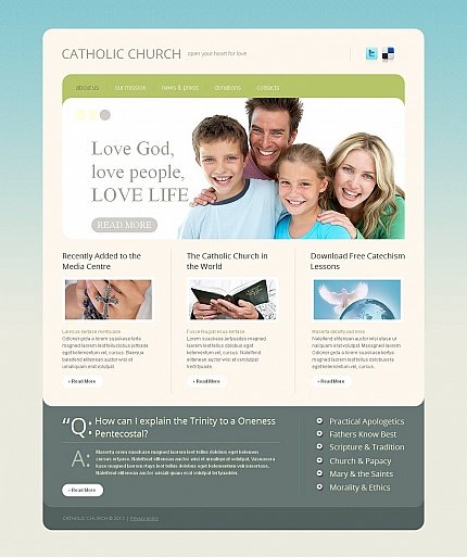 White & Grey Moto CMS HTML Template by Delta Moto CMS HTML Templates TMT