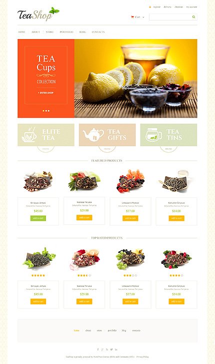 White WooCommerce Theme by Delta  TMT