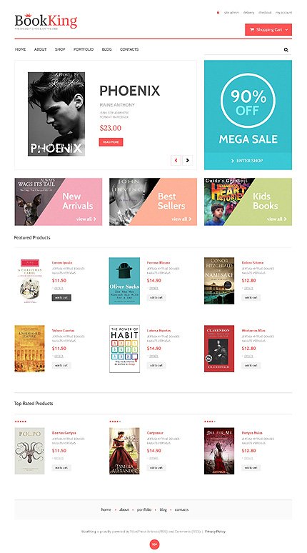 White WooCommerce Theme by Delta  TMT