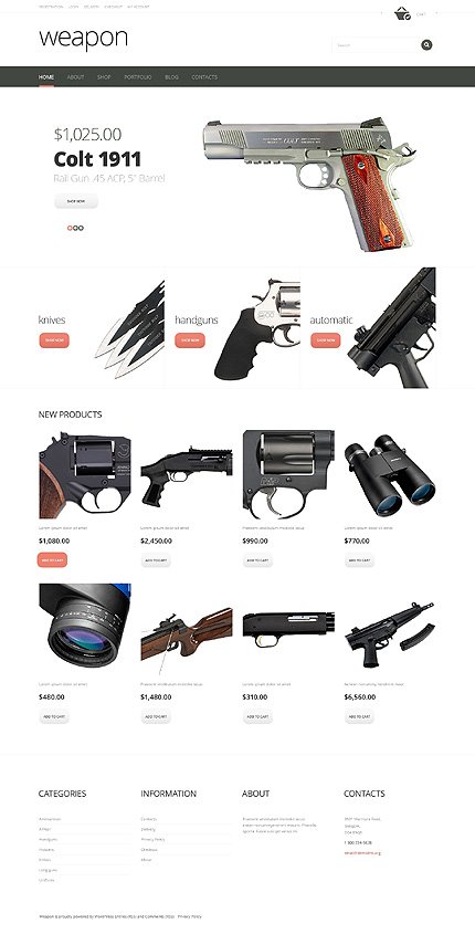 White WooCommerce Theme by Cowboy  TMT