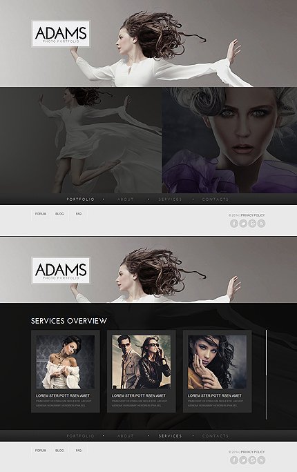 Black Moto CMS HTML Template by Sawyer TMT