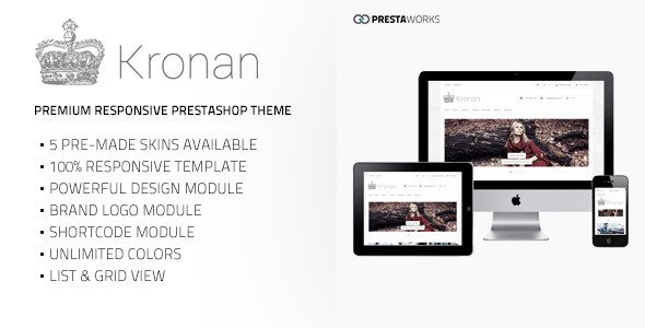Kronan - Responsive PrestaShop Theme
 FXTheme
