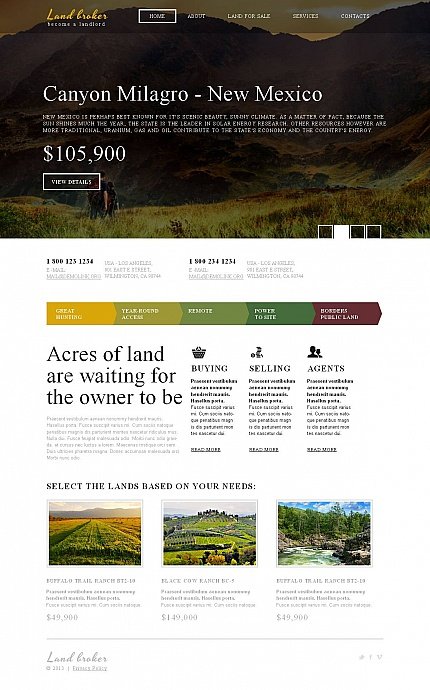 White & Black Moto CMS HTML Template by Glenn  TMT