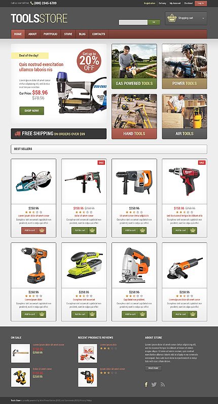 White & Grey Jigoshop Theme by Hermes TMT