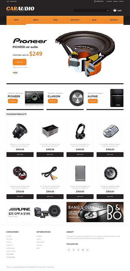 White WooCommerce Theme by Cowboy TMT