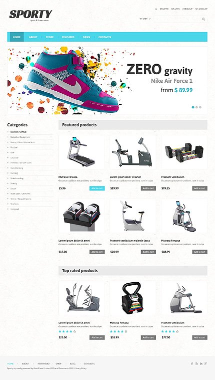 White WooCommerce Theme by Di TMT
