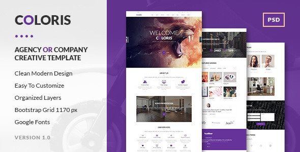 Coloris - Creative Business PSD Template
 FXTheme
